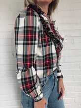 Load image into Gallery viewer, The White Tartan Frill