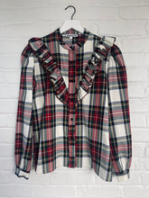 Load image into Gallery viewer, The White Tartan Frill