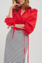 Load image into Gallery viewer, Colette blouse in red