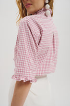 Load image into Gallery viewer, The Albane blouse in Gingham