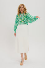 Load image into Gallery viewer, Edith in green and white