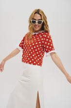 Load image into Gallery viewer, The Laetitia top in Polkadot