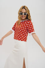 Load image into Gallery viewer, The Laetitia top in Polkadot