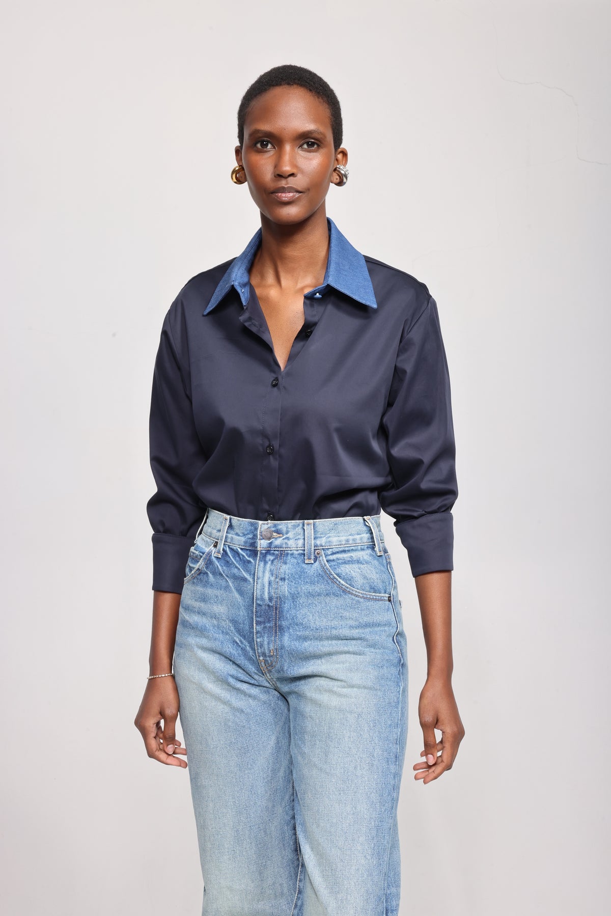 The Valentine in Navy/Denim