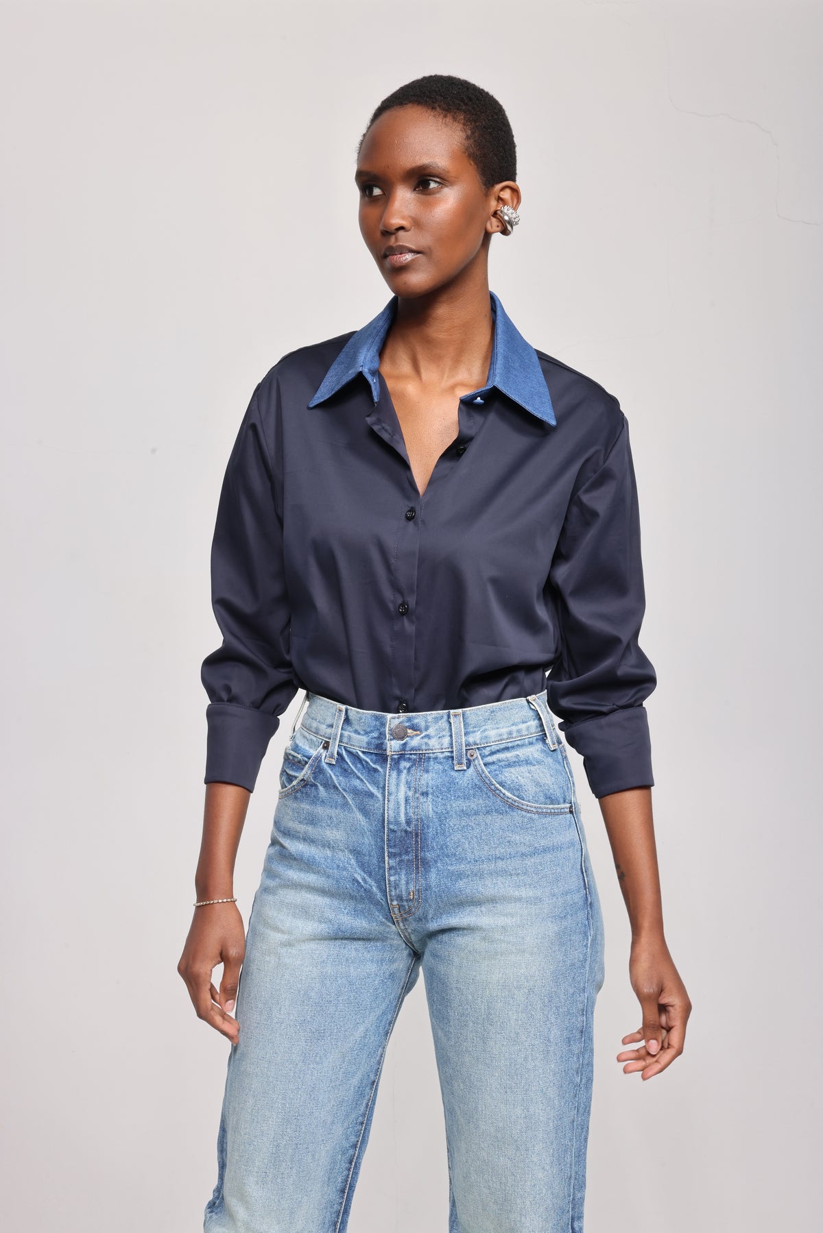 The Valentine in Navy/Denim
