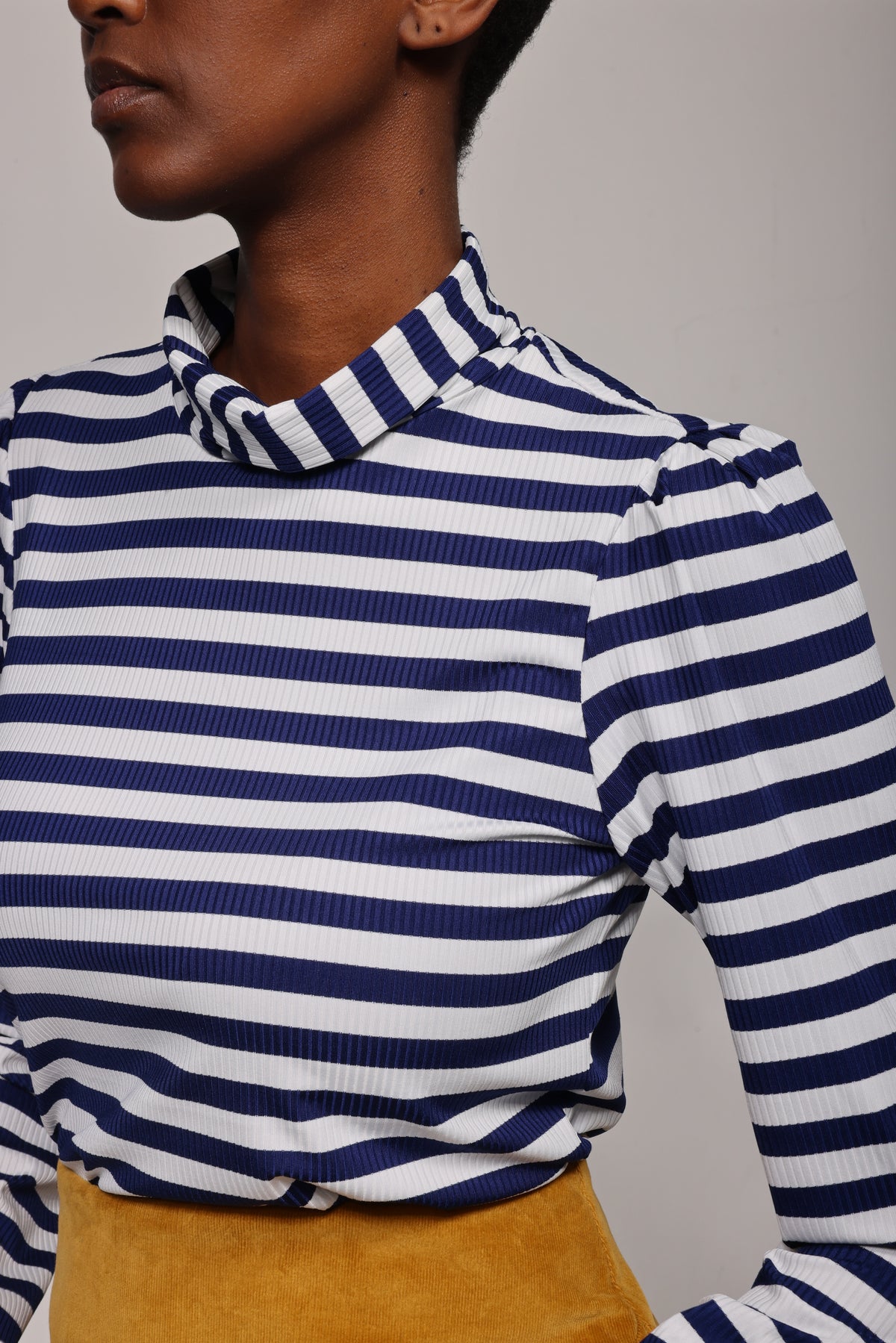 The Patricia in Striped Navy/White