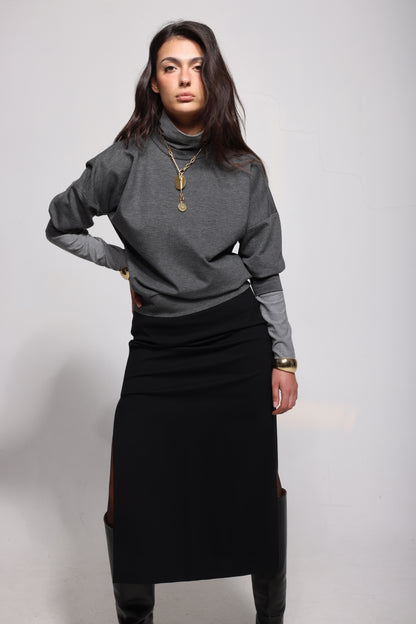 The Alix in Charcoal