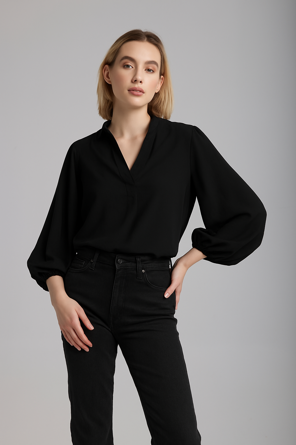 The Dominique in Black