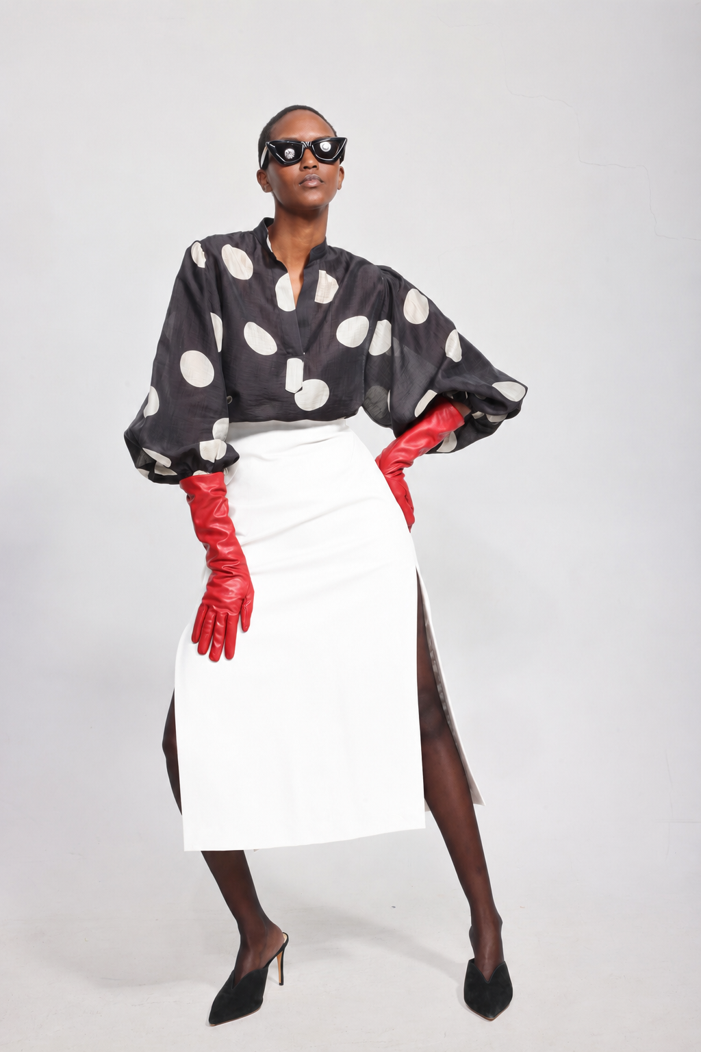 The Gala skirt in White