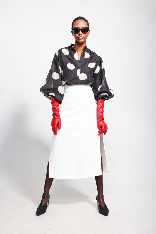 The Gala skirt in White