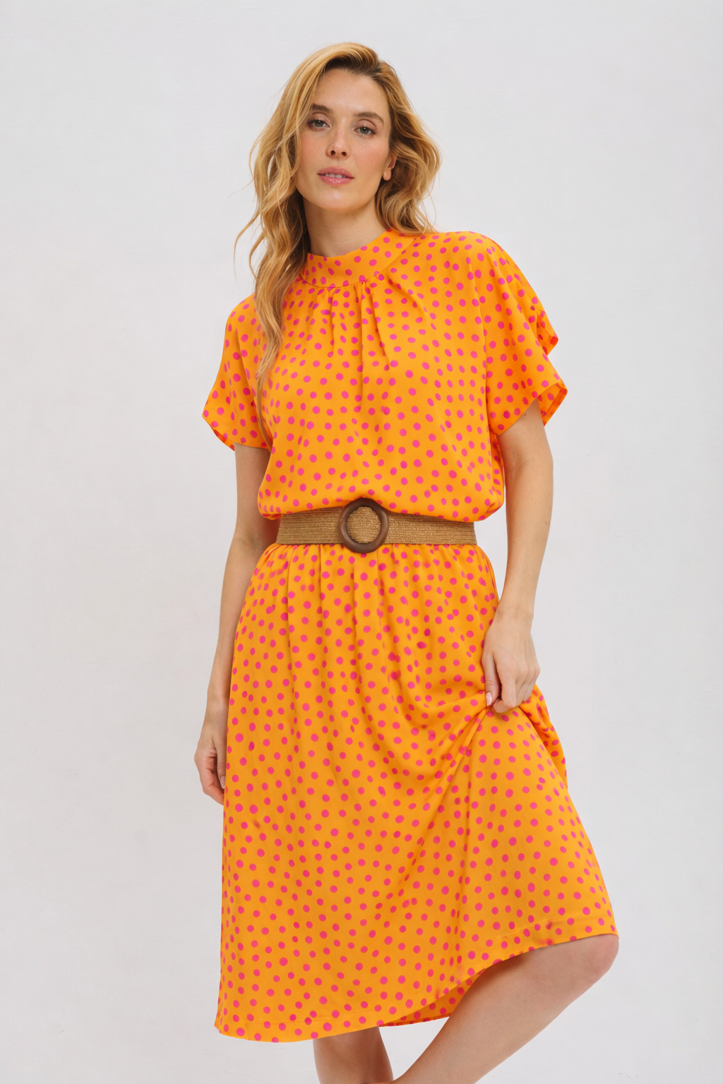 The Fenice skirt in polkadots