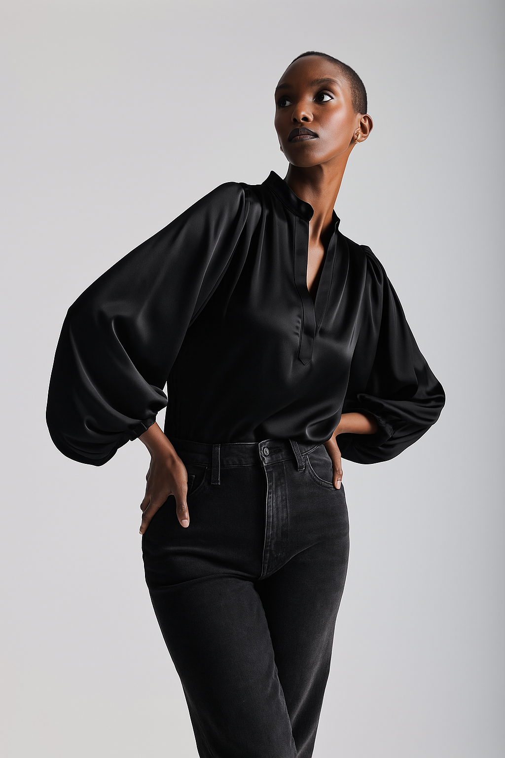 The Dominique in Black