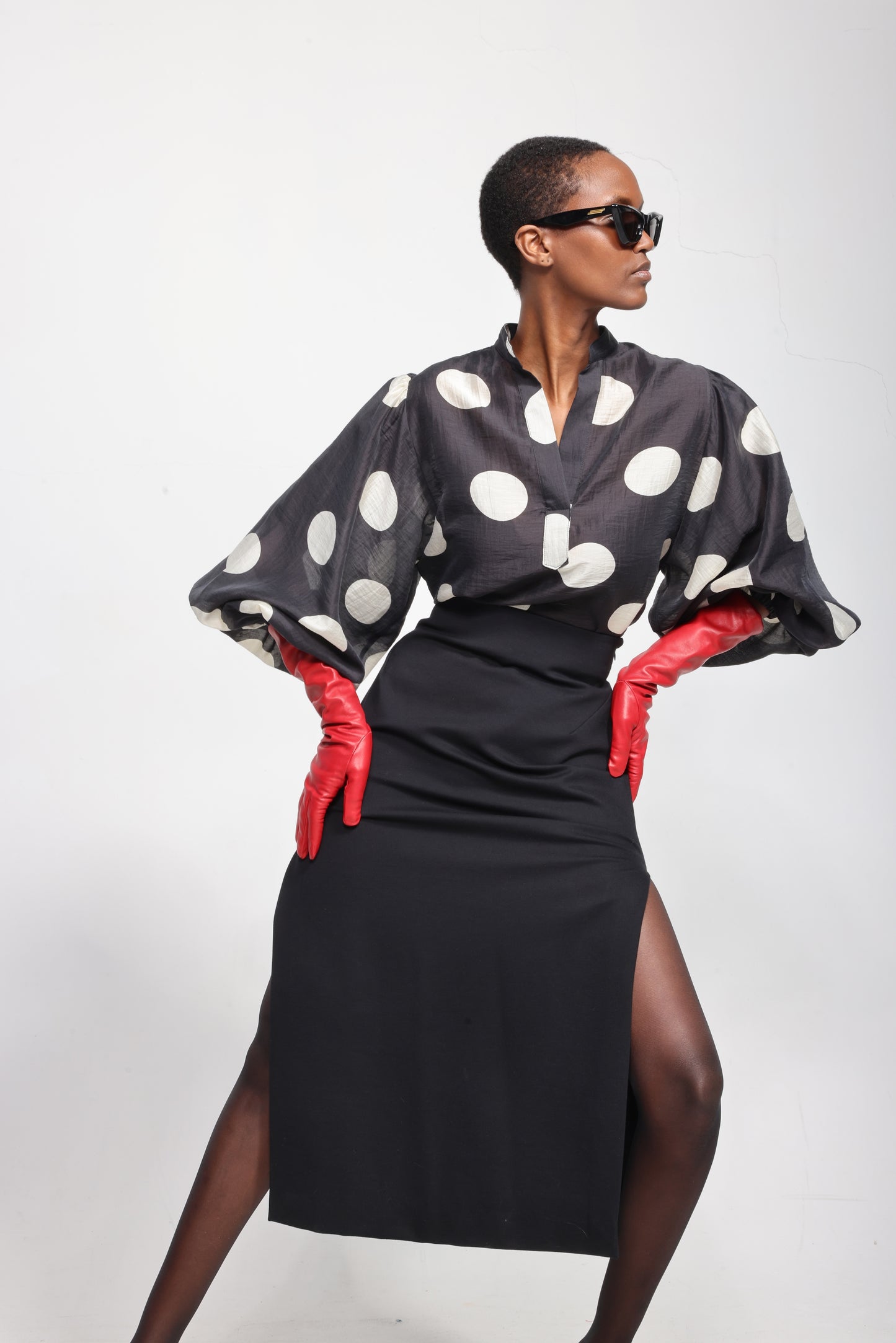 The Dominique in polkadots