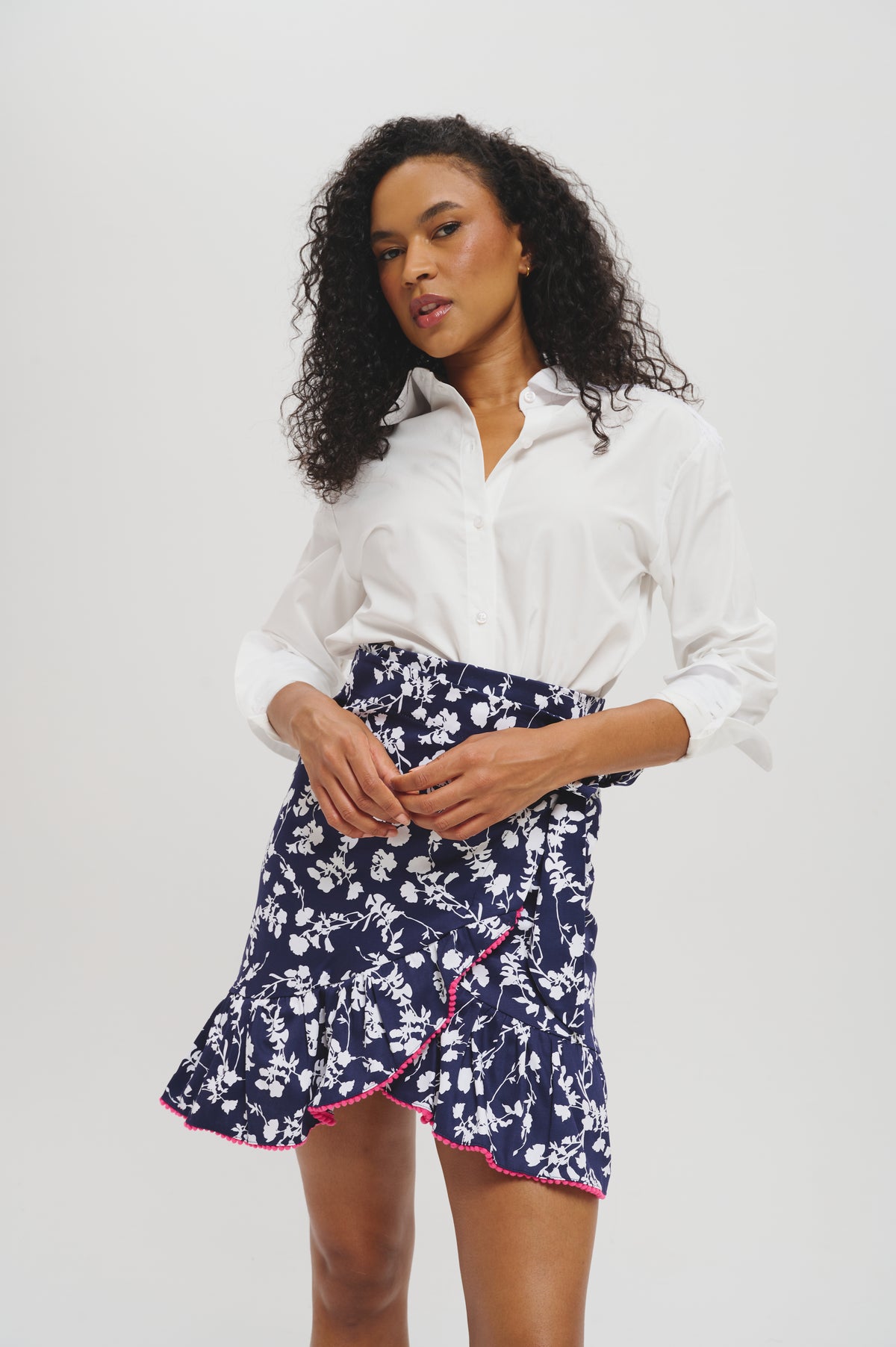 The Flore skirt in Navy