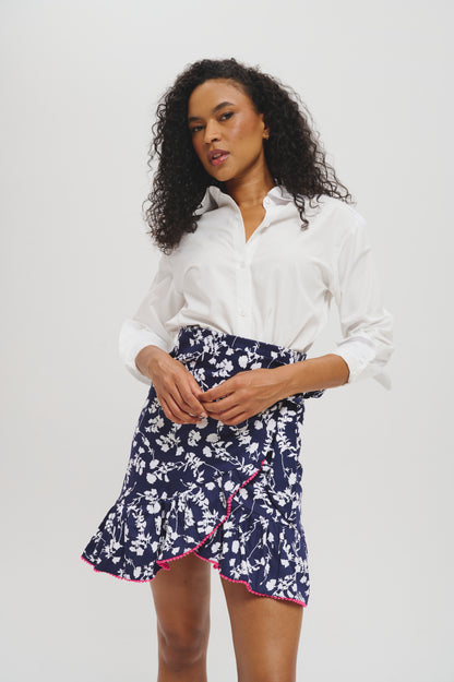 The Flore skirt in Navy