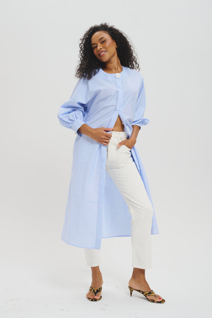 The Trinny dress in blue
