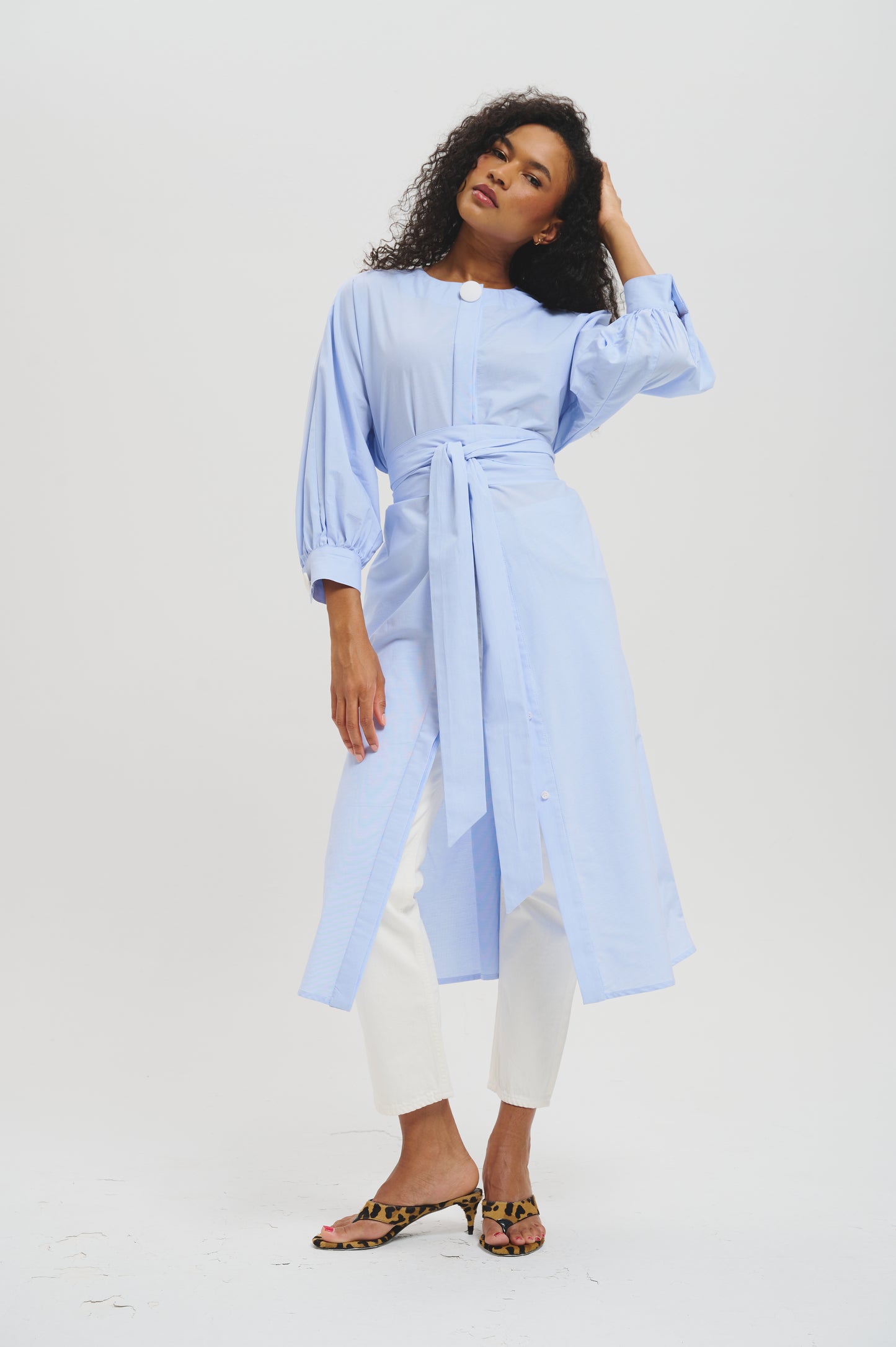 The Trinny dress in blue