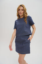 Load image into Gallery viewer, The Laetitia top in denim
