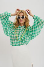 Load image into Gallery viewer, Edith in green and white
