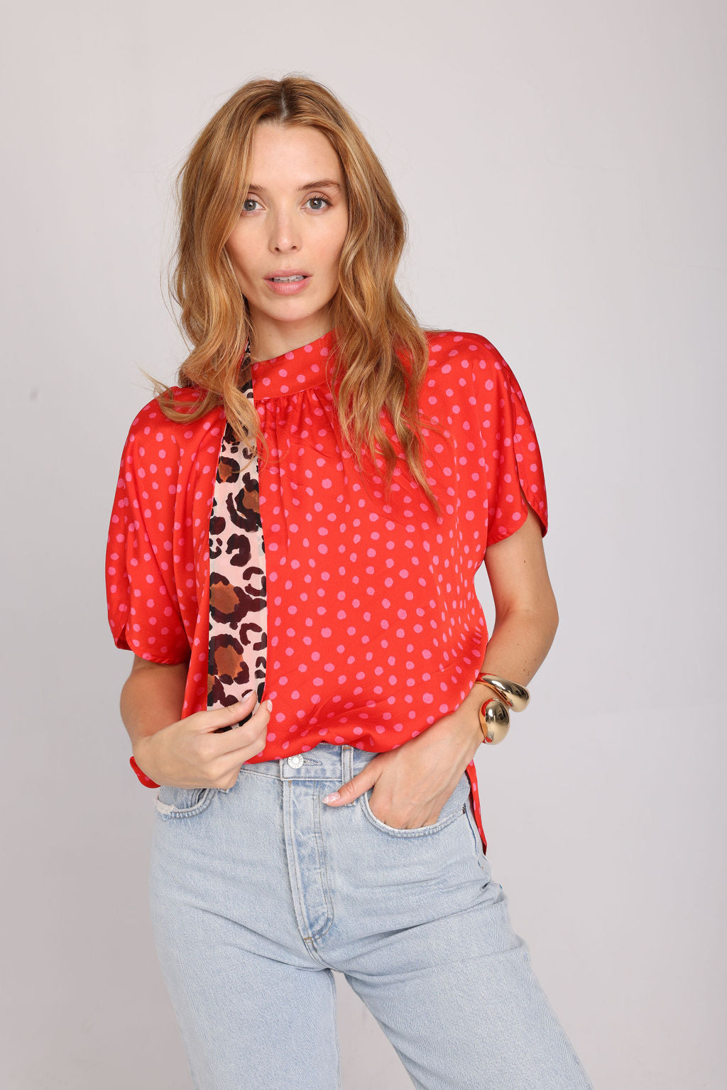 The Sistina  top in Red