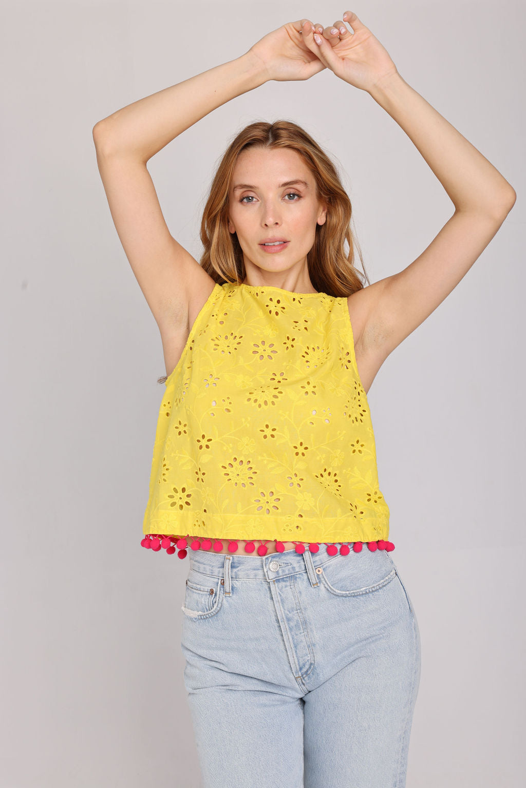 The Belsiana top Yellow