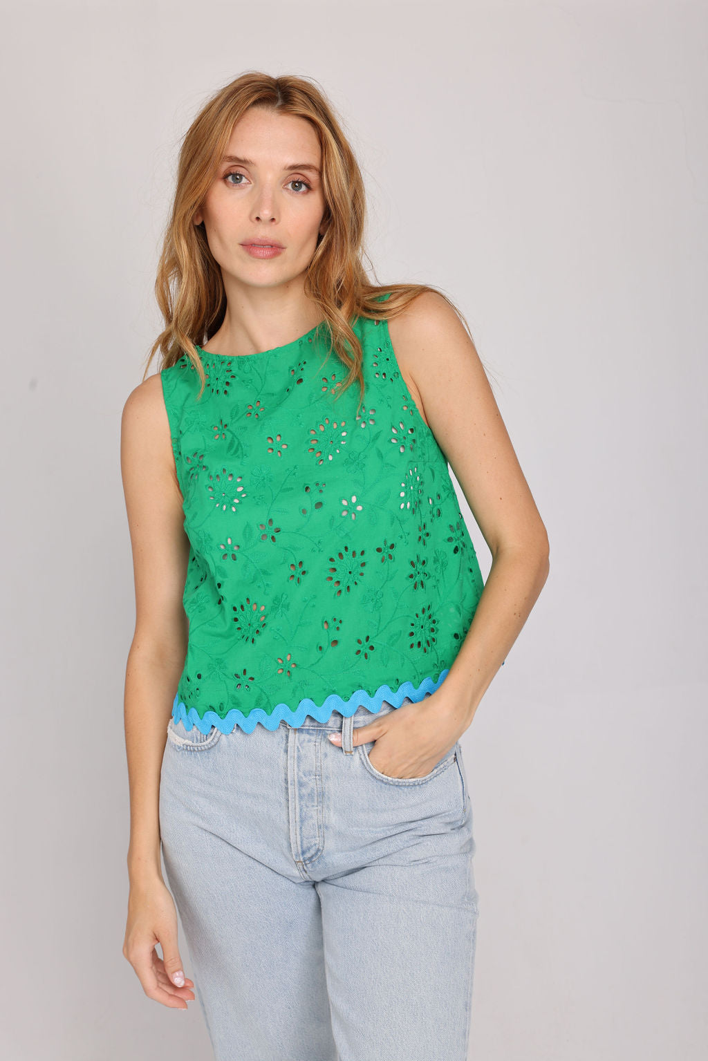The Belsiana top in Green