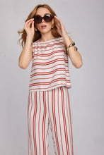 Load image into Gallery viewer, The Belsiana top in stripes
