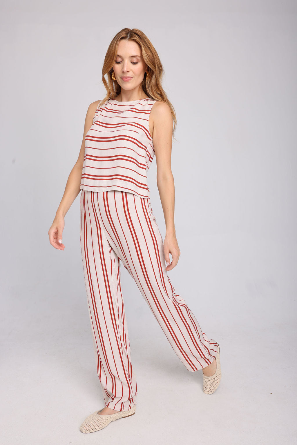 The Uffizi pant in stripes