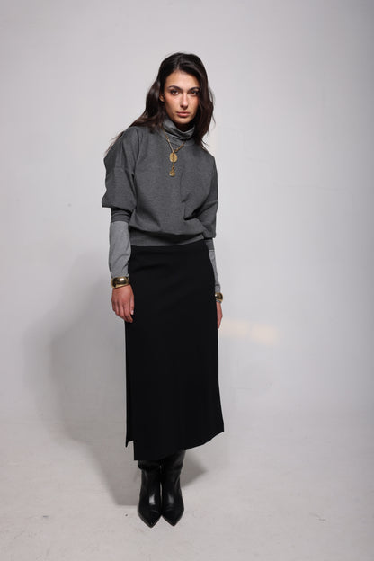 The Alix in Charcoal