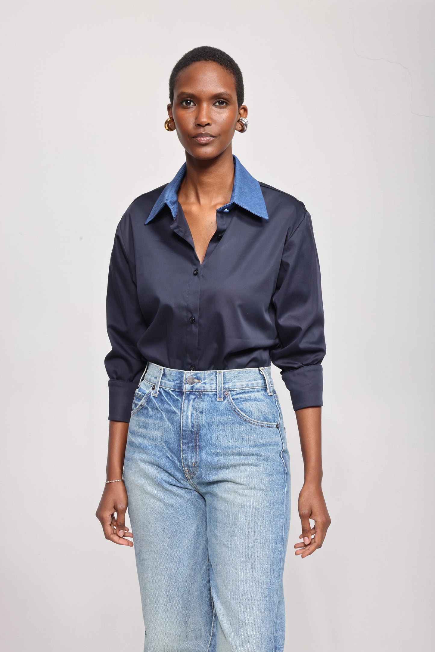 The Valentine in Navy/Denim