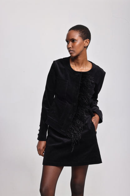 Saskia Long feathers
