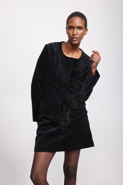Saskia Long feathers