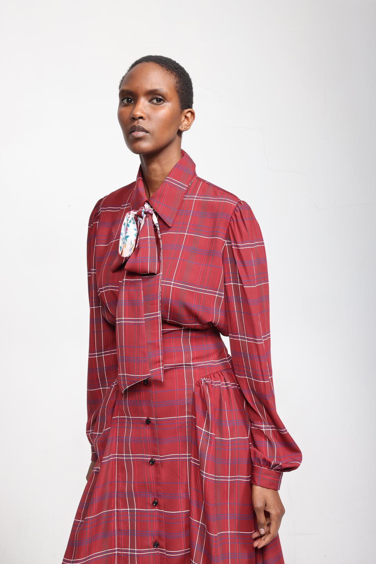 Zoe in Red Plaid