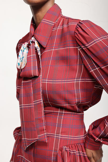 Zoe in Red Plaid