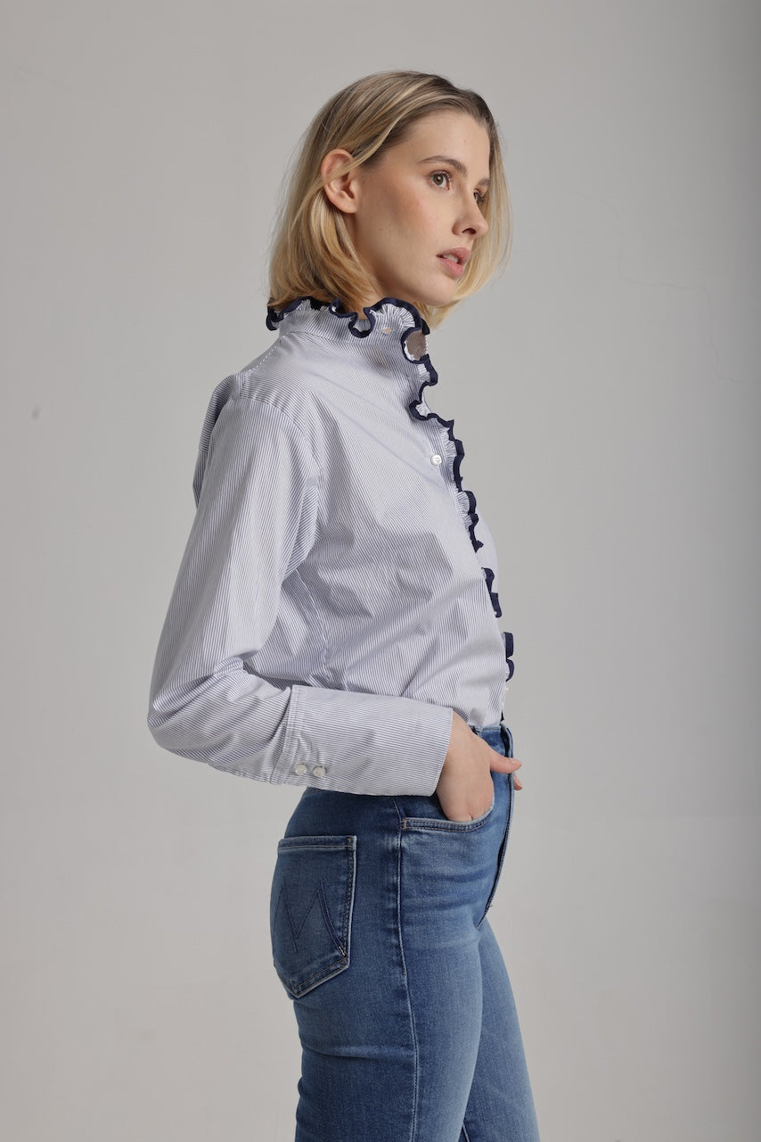 The Josephine with Navy trim