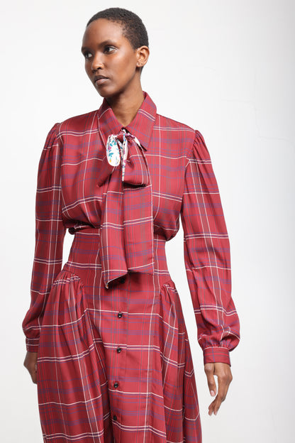 Zoe in Red Plaid