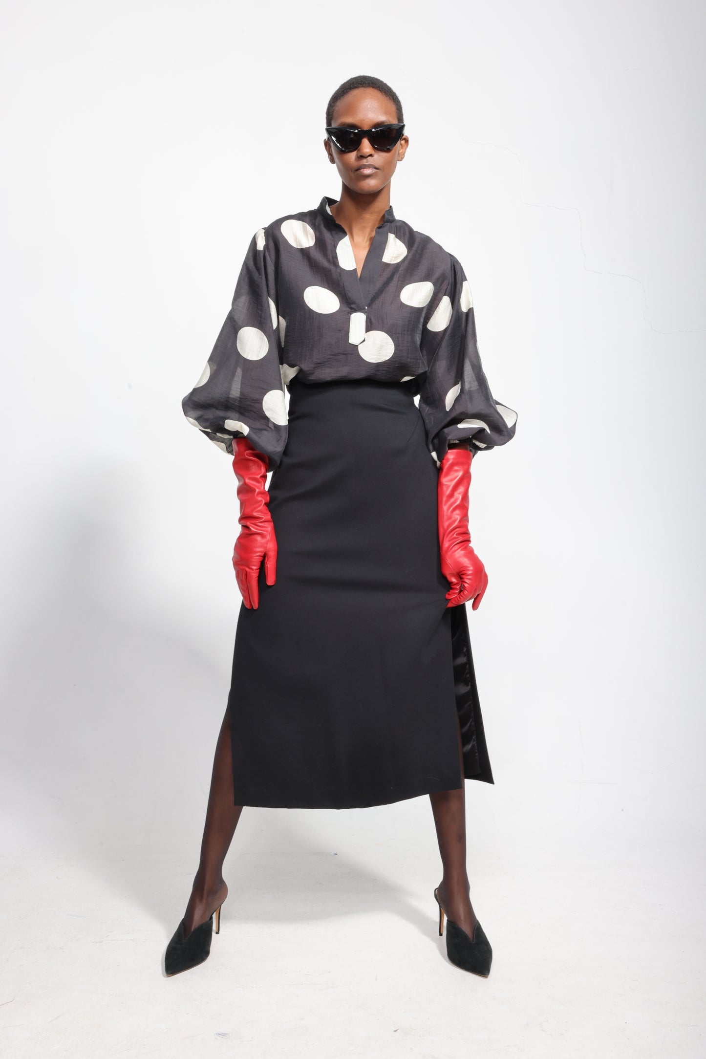The Dominique in polkadots