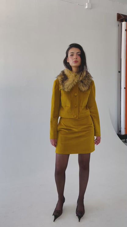 The Saskia Short Mustard
