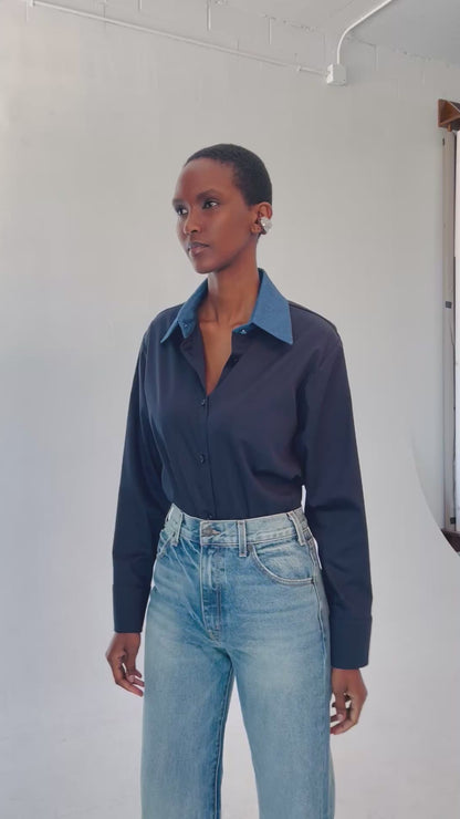 The Valentine in Navy/Denim