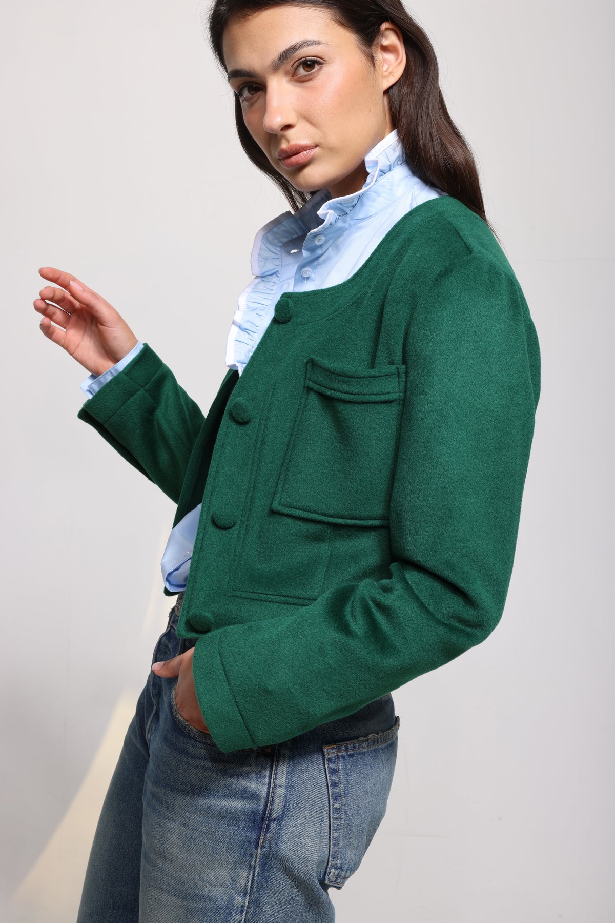 The Saskia in Green
