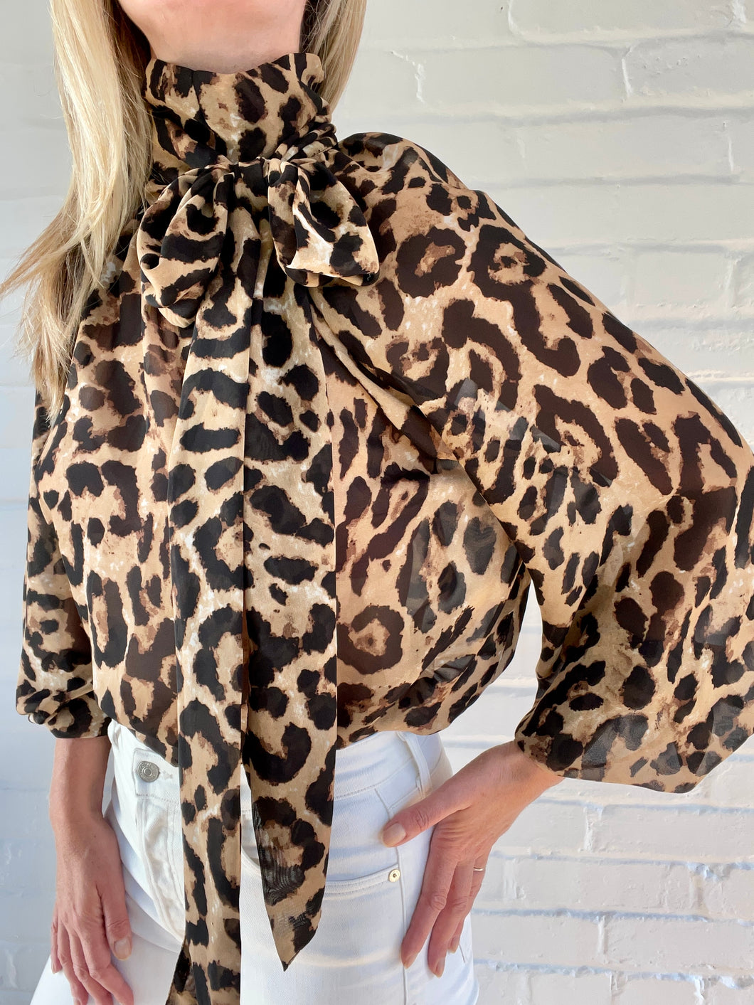 The Globe blouse in Leopard